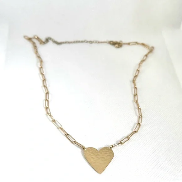 Paperclip Heart Necklace - Picture 4 of 5